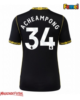 Chelsea Josh Acheampong #34 Tricou Fotbal Replică 2026-27 Femei Deplasare Chelsea Josh Acheampong #34 Tricou Fotbal Replică 2026-27 Femei Deplasare